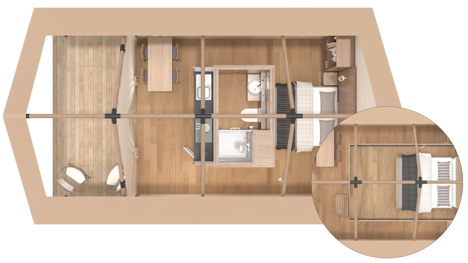 Two Story Tent Floor Plan Design